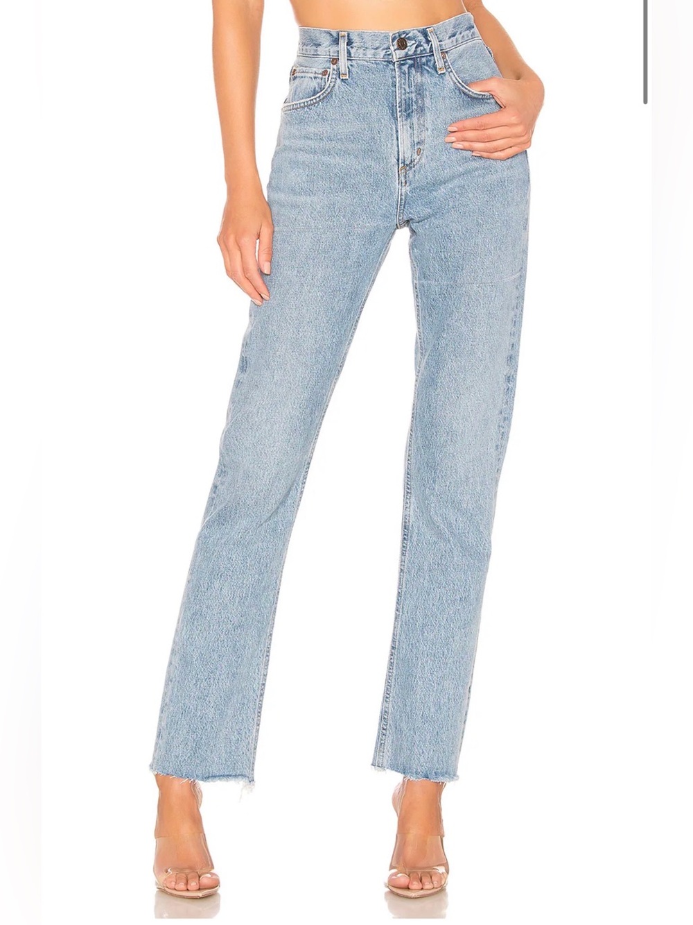 Agolde Cheri High Rise Straight Jean